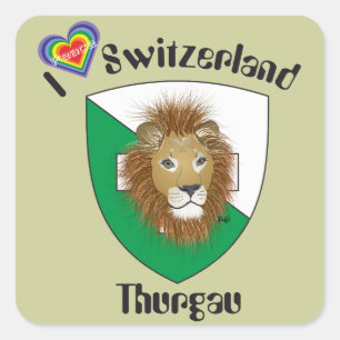 Switzerland Suisse Svizzera Svizra Switzerland Square Sticker