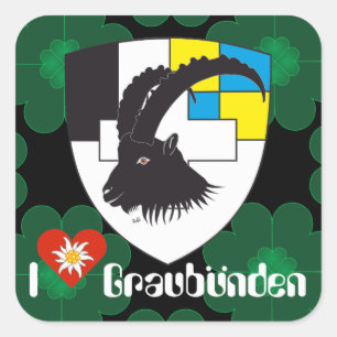 Switzerland Suisse Svizzera Svizra Switzerland Square Sticker