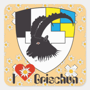 Switzerland Suisse Svizzera Svizra Switzerland Square Sticker