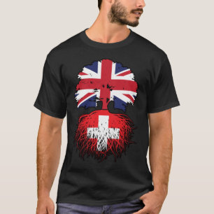 Switzerland Swiss British UK United Kingdom T-Shirt
