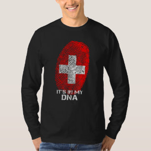 Switzerland Swiss Flag Fan Love T-Shirt