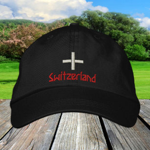 Switzerland & Swiss Flag fashion / Patriots Embroidered Hat