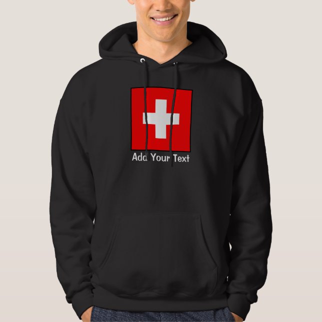 Switzerland - Swiss Flag Hoodie (Front)