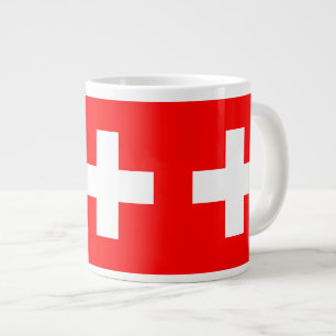 Switzerland - Swiss Flag Large Coffee Mug