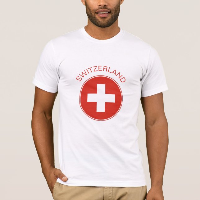 Switzerland - Swiss Flag T-Shirt. T-Shirt (Front)