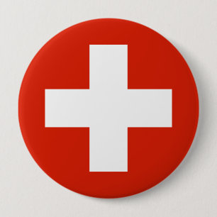 Switzerland , Switzerland 10 Cm Round Badge