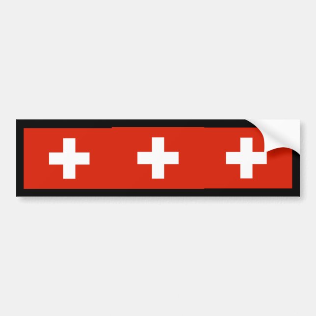 Switzerland , Switzerland Bumper Sticker (Front)