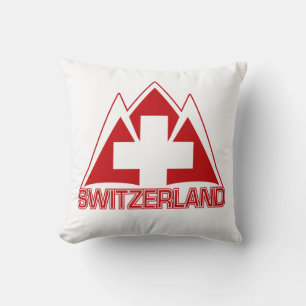SWITZERLAND throw pillow