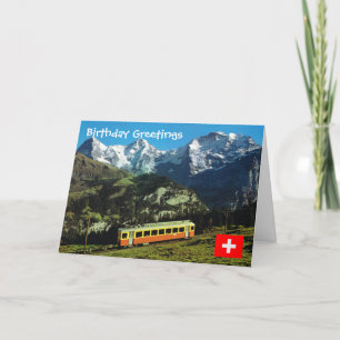 Switzerland,  Train to Jungfraujoch Card