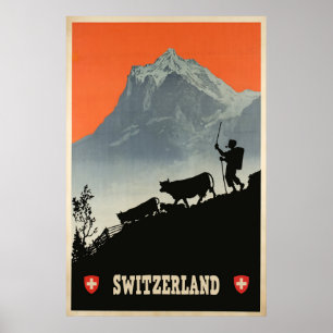 Switzerland, Travel Poster