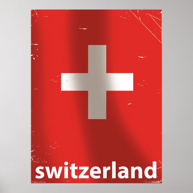 Switzerland Vintage travel poster (Front)