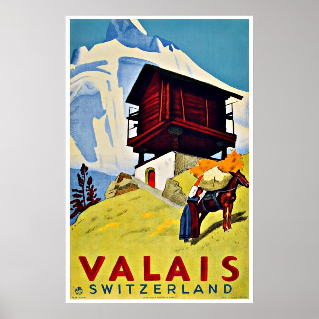 Switzerland - Vintage Travel Posters (Front)