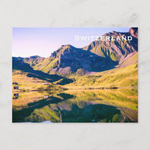 Switzerland Vintage Travel Tourism Add Postcard