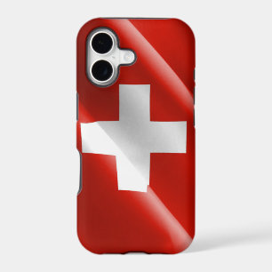 Switzerland waving flag