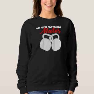 Swole Mates Couples Weightlifting And Bodybuildin Sweatshirt