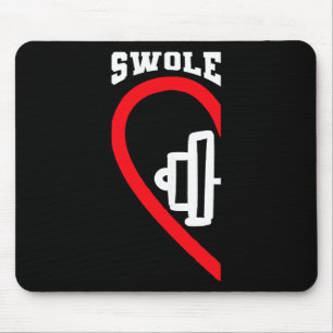 Swole Mates Cute Workout Matching Couples Valentin Mouse Pad