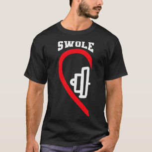 Swole Mates Cute Workout Matching Couples Valentin T-Shirt