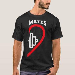 Swole Mates Cute Workout Matching Couples Valentin T-Shirt