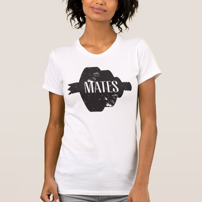 Swole Mates, Mates T-Shirt (Front)