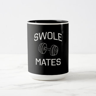 Swole Mates Two-Tone Coffee Mug