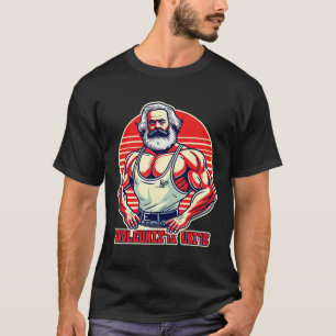 Swoleunists Unite Funny Communist Gym Bodybuilder  T-Shirt