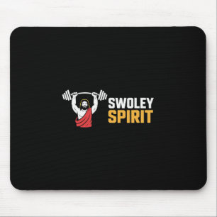 Swoley Spirit Bodybuilding Workout Faith -- Mouse Pad