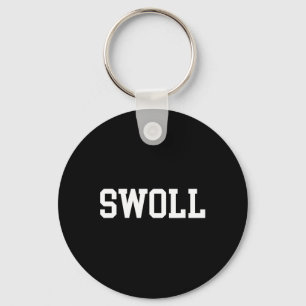 Swoll Funny Weightlifting And Bodybuilding  Key Ring
