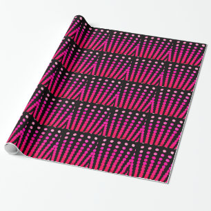 swooped dots wrapping paper