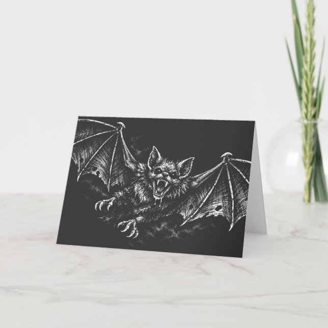 Swooping Bat - by BurnsInHell Card (Front)