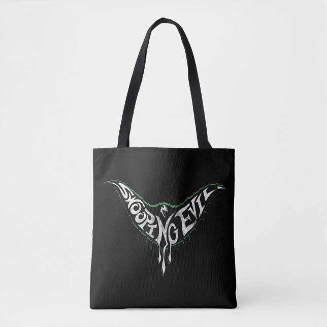 Swooping Evil Creature Graphic Tote Bag (Front)