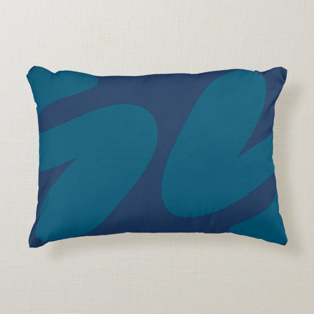 Swoosh Art Abstract  Decorative Cushion (Front)