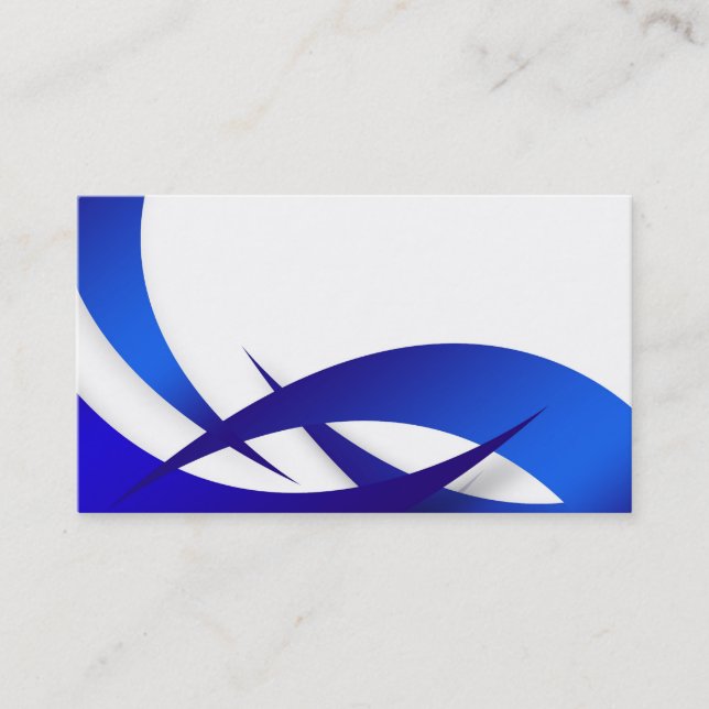 swooshy layout business card (Front)