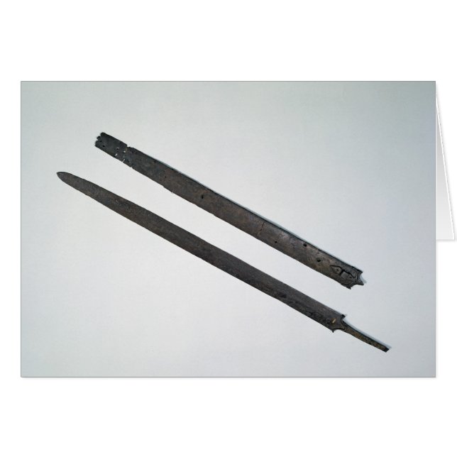 Sword and sheath, from La Tene, Switzerland (Front Horizontal)