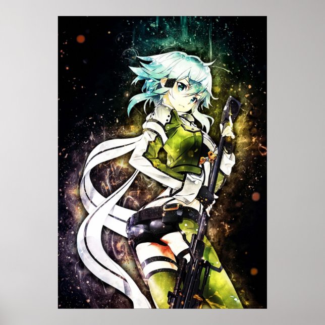 Sword Art Online Sinon Poster (Front)