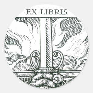 Sword & Flame Classic Round Sticker