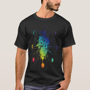 Sword Heart Rose Witchcraft Viking Tarot Tattoo Go T-Shirt