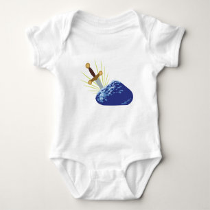 Sword In Stone Baby Bodysuit