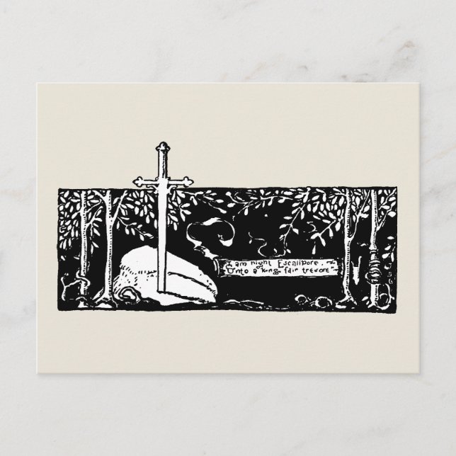 Sword In The Stone Postcard (Front)