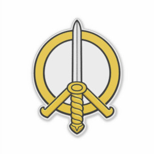 Sword of Peace Emblem - Mediaeval Peace Symbol Log