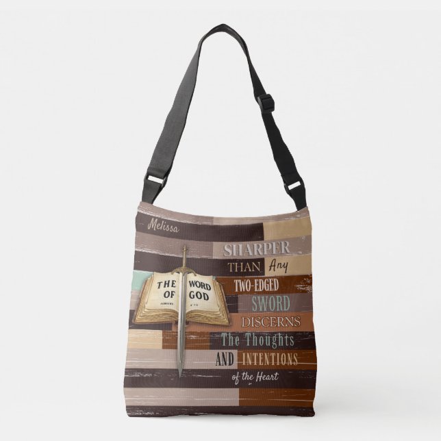 Sword of the Lord Rustic Crossbody Bag (Front)