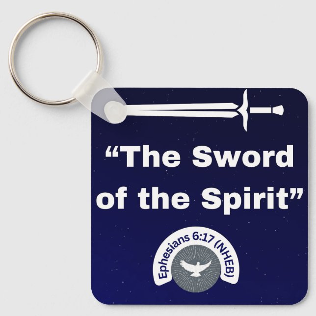 Sword of the Spirit - Metal Keychain (Front)
