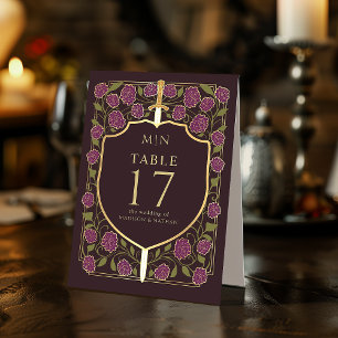 Sword & Shield Mediaeval Fantasy Monogram Wedding 