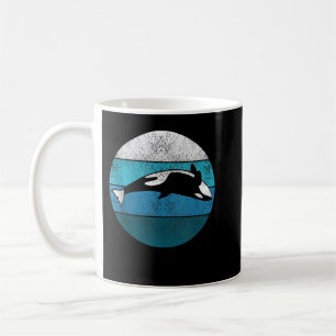 Sword Whale Killer Whale Retro Gift Sea Creatures  Coffee Mug