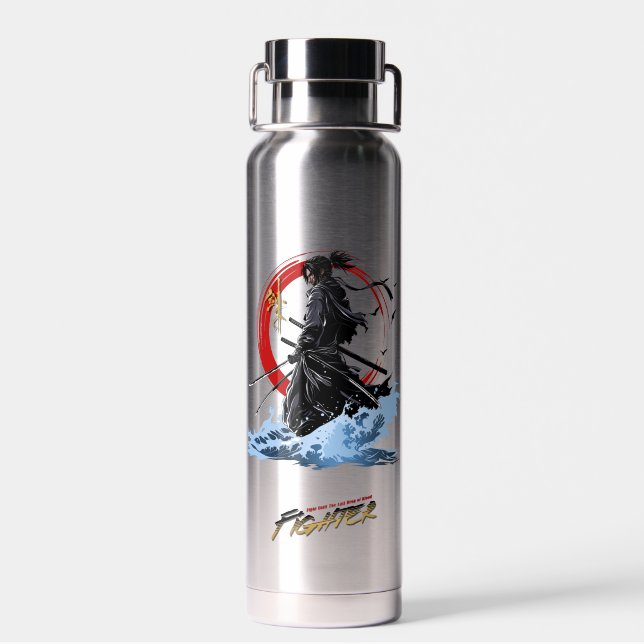 Swordfighter | Thor Copper Vacuum Insulated Water Bottle (Back)