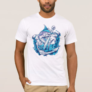 Swordfish and Anchor T-Shirt