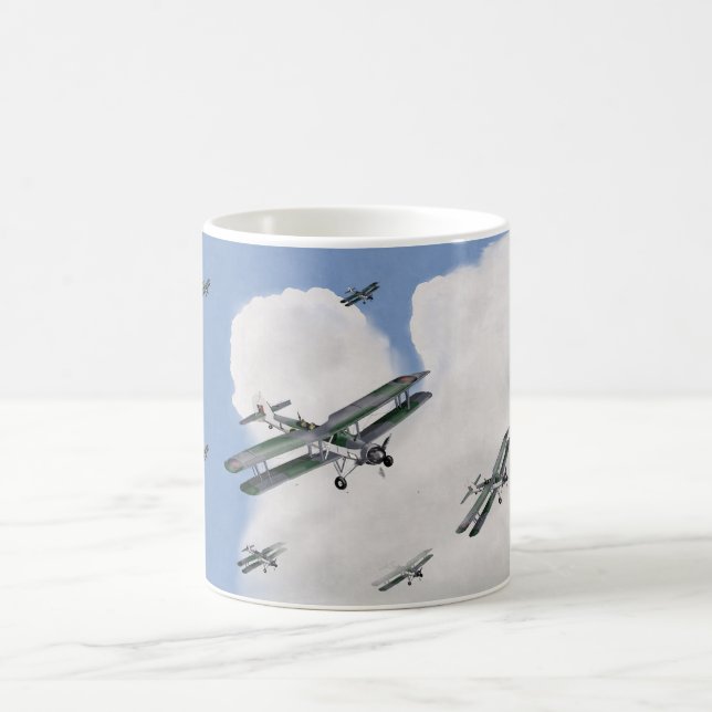 Swordfish Torpedo Bombers 1941 Coffee Mug (Center)