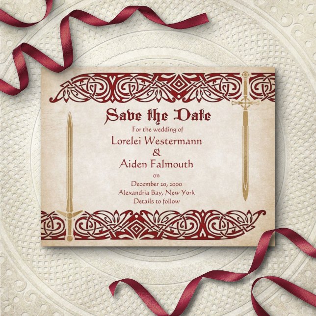 Swords Celtic Wedding Save The Date (Creator Uploaded)