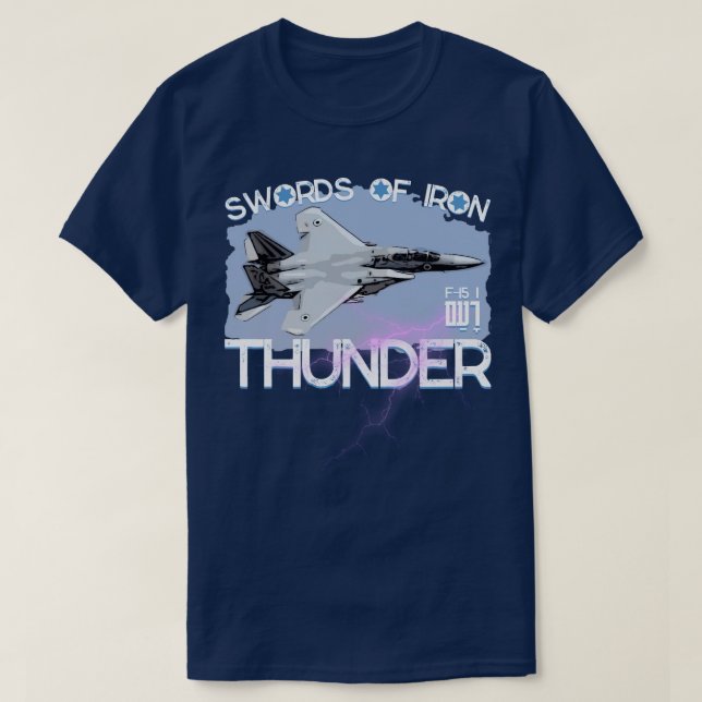 SWORDS OF IRON F-15 I RA'AM T-Shirt (Design Front)