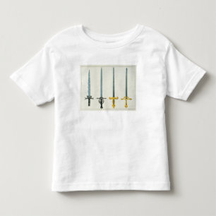 Swords, plate from 'A History of the Development a Toddler T-Shirt