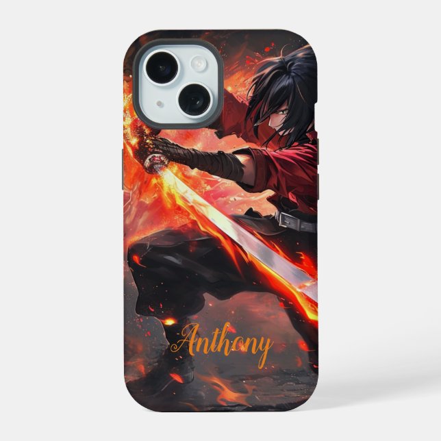 Swordsman  iPhone 15 case (Back)